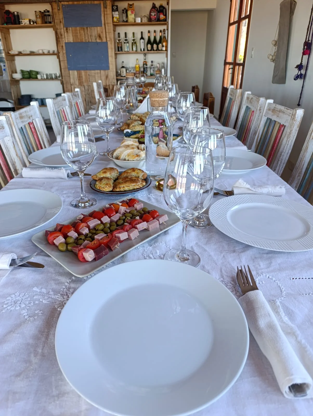 Gastronomía en Casona Islas Blancas